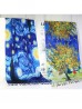 The Starry Night & The Field Double-sided Oil Painting Scarf